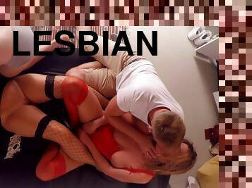 First Lesbian Experience Hot Porn Video