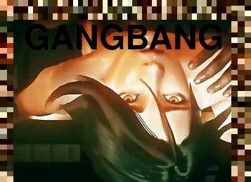 Momiji bbc gangbang