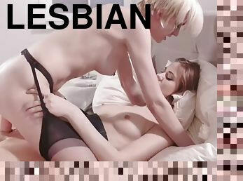 Dani daniels and blonde lesbians lick ass