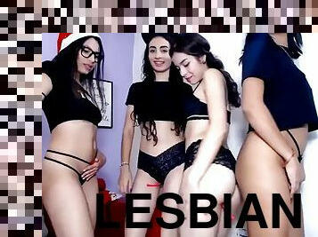 mastubasi, pesta, amatir, lesbian-lesbian, creampie-ejakulasi-di-dalam-vagina-atau-anus-dan-keluarnya-tetesan-sperma, barang-rampasan, berempat