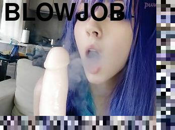 Adorable Egirl Smoking and Teasing your dick (full vid on my ManyVids/0nlyfans)