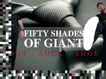 Macrophilia - fifty shades of giant foot sock shoe