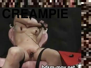 creampie, bdsm, trekant, dobbel, nederlandsk, bondage, penetrering