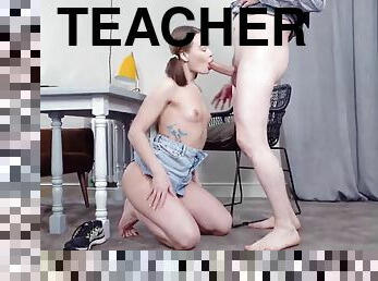 Fresh pussy for old teacher