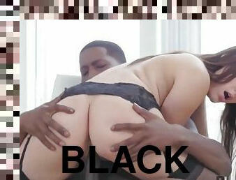 Black repairman can satisfy sexual needs of white chick