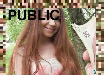 Public Agent - Slim Russian Has Love Making With Stranger 1