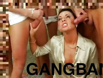Gangbang in clothes