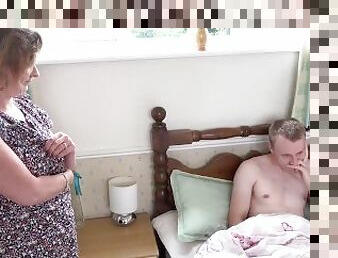 Aunt Judy's XXX - 46yo Big Tit MILF Landlady Nel lets her Broke Tenant pay the rent in CUM!