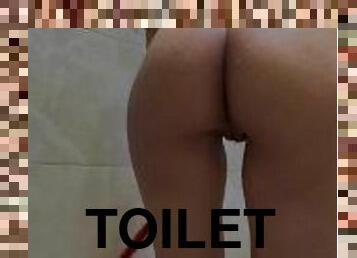 Kawaii 18 year old Cinderella mopping toilet amateur uncensored