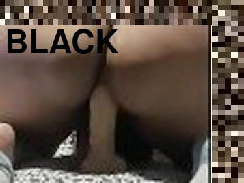 Fucking a sexy latina! Masturbate and Doggy style black thong!