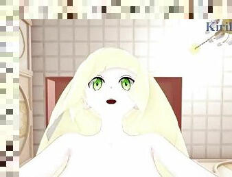 Lusamine and I have intense sex in the bedroom. - Pokmon Hentai