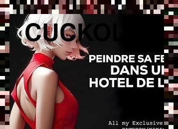 žena, prihajanje, kremna-pita, avto, mož, četvorček, cuckold, hotel, erotično, zaslepljeni