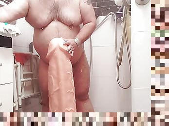 extremo, gorda, masturbación, amateur, juguete, gay, regordeta, regordeta-chubby, consolador, oso