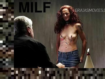 Redhead Milf Slave Is Borrowed From The Owner