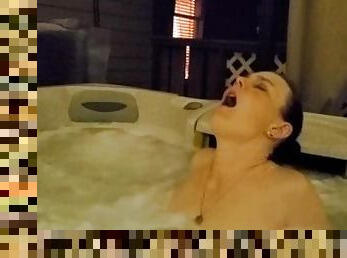 Milf Hot tub fun
