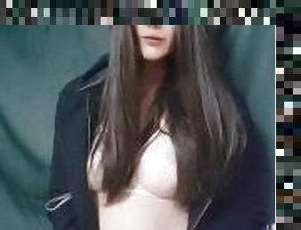 ??????? Japanese crossdresser teasing