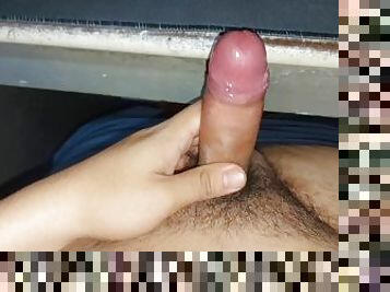 Horny day handjob feel good cumming