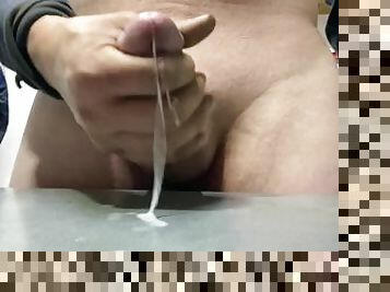 svær, onani, squirt, amatør, cumshot, stor-pikk, handjob, pov, cum, sperm