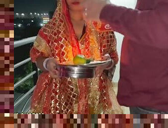 After breaking the fast on 2023 Karwa Chauth husband and wife's Chudai