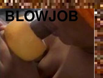 Grapefruit blowjob 101