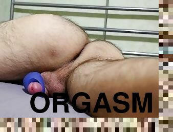 orgasm, amatör, cumshot, leksak, sprut, ensam