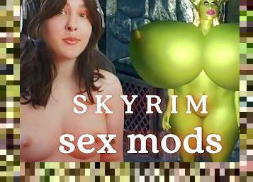 Beating Skyrim With Sex Mods  The Creation of Bimbo Shrek Ep 1  Gaming Porn