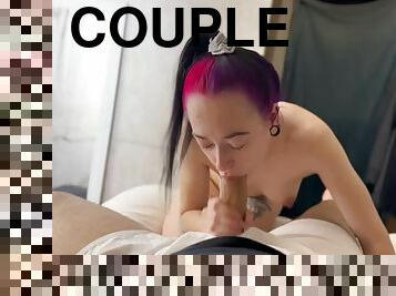 Hot couple sex with relaxing herbs