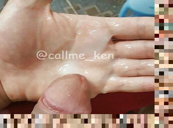 Cum rain- thick cock cums a lot