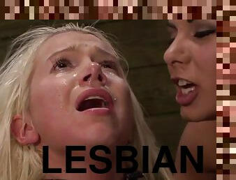 Lesbian BDSM between horny sluts