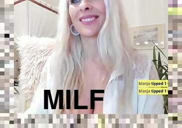 milf, blondi, soolo, saappaat