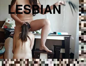 lesbo-lesbian, bdsm, orja, dominointi