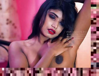 Alluring Indian harlot hot xxx video