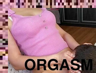 vanha, orgasmi, pillu-pussy, sormettaminen, tyttöystävä, vanhempi, upea, femdom