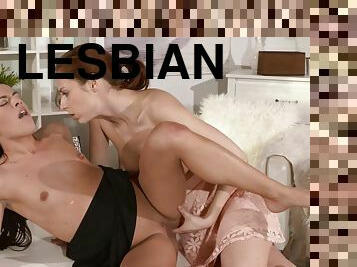 lesbo-lesbian, sormettaminen, ruskeaverikkö