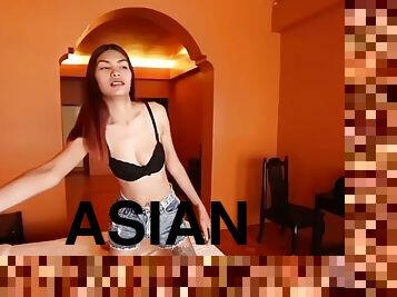 asiatisk, amatør, babes, blowjob, tenåring, prostituert