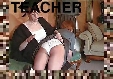 opettaja, teini, fetissi, yksityinen, runkkaus-spanking
