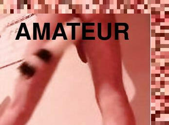 amatør, anal, teenager, legetøj, britisk, røv-butt, solo