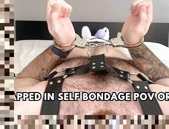 pappa, orgasme, amatør, homofil, bdsm, føtter, pov, bound, alene, bondage