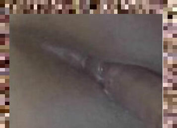 BBW wet pussy dildo play