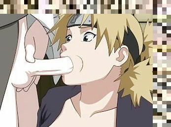 TEMARI SWALLOWS NEJI'S COCK (NARUTO HENTAI)