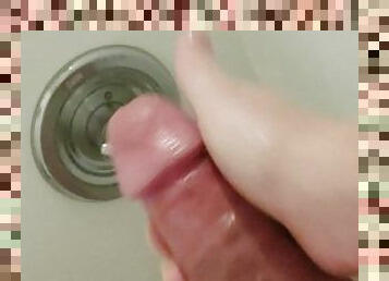 baignade, masturbation, amateur, ejaculation-sur-le-corps, hardcore, point-de-vue, douche, solo, humide, réalité