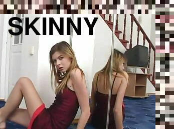 Her tall and skinny teen body is so sexy
