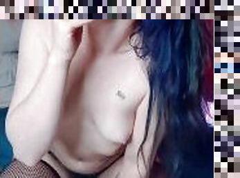 Topless in Panties, Smoke Sesh - kittengirlnextdoor / OF & fan sly