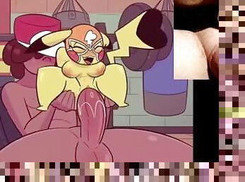 pikachu creampie cum reaction