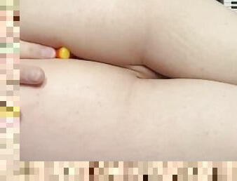 Sweat sticky anal candy corn