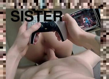 Helloelly - Using My Stepsisters Mouth And Tight Pussy After Playstation Game Big