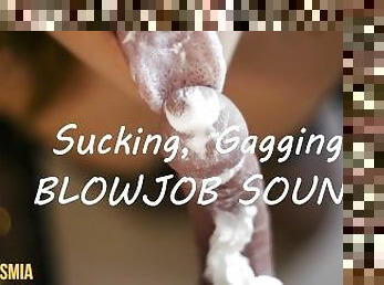 Blowjob Audio Only! Sucking, Gagging, Moaning