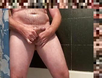 Cumming in the shower