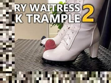 Angry Waitress Cock Crush 2 - Bootjob, CBT, Trampling