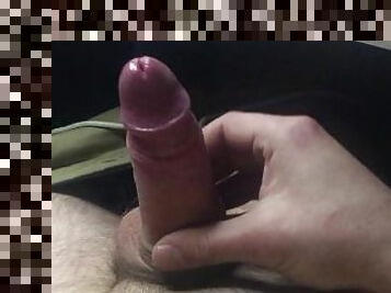 Jerking off to porn and cumming